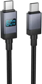 Hoco X118 USB Type-C - USB Type-C (черный)
