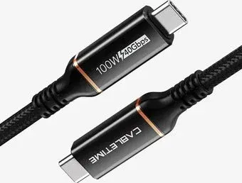 Cabletime CU40H USB4 40G/100W/20V/5A CT-USB4-AB1 (1 м, черный)