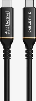 Cabletime CU43N USB4 40 Гбит/с CT-AUSB4-AB3 (3 м, черный)