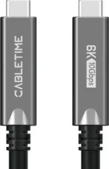 Cabletime CUA4S 3.2 Gen2x1 USB Type-C -USB Type-C DP 4-Lane CT-ACMU4-ZB10 (10 м, черный)