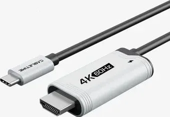 Cabletime CC17L USB-C - HDMI/USB-C CT-CMHD4P-PW2 (2 м, белый)