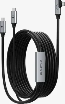 Cabletime CA44P USB3.0 VR с PD 36 Вт CT-VRP-AG5 (5 м, черный)