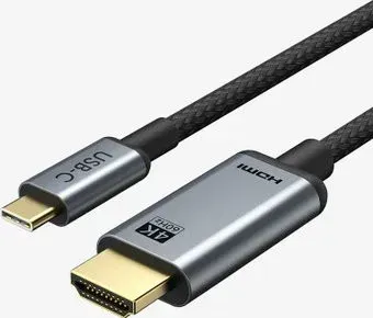 Cabletime CC12H USB Type-C - HDMI CT-C160-PU31-CMHD3-S1 (1 м, черный)