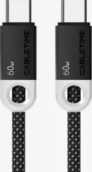 Cabletime CUP4C USB-C CT-CM60-PBW0.25 (0.25 м, черный)