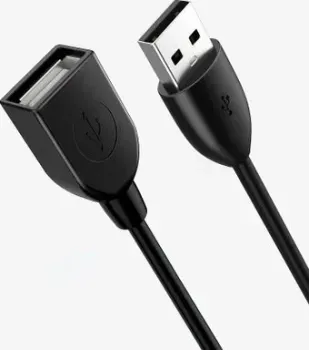 Cabletime CA14H USB2.0 AM-AF CT-AMAF2.0-PB1 (1 м, черный)