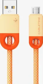 Cabletime CAP4C USB2.0A-Micro-B CT-AMMBM-POR0.25 (0.25 м, оранжевый)