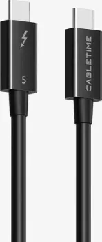 Cabletime CT50G Thunderbolt 5 240 Вт 120 Гбит/с 8 Кбит/с CT-TB5-PB0.8 (0.8 м, черный)