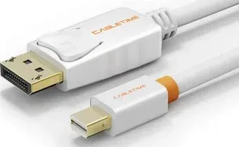 Cabletime CD41H Mini DisplayPort - DisplayPort CT-AV588-02G-W1 (1 м, белый)