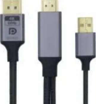 Cabletime CHD1L HDMI-DP 4K 60 Гц CT-HMDM4K-AG2 (2 м, черный)