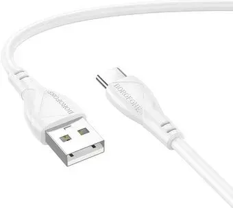 Borofone BX121 USB Type-A - USB Type-C (1 м, белый)