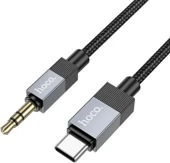 Hoco UPA32B USB Type-C - 3.5 mm Jack (1 м, черный)