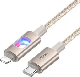 Hoco U144 27W USB Type-C - Lightning (1.2 м, золотистый)