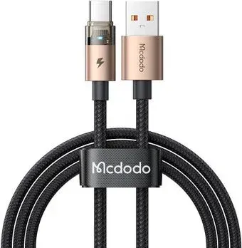 McDodo CA-6891 USB Type-A - USB Type-C 100W (1.2 м, золотистый)