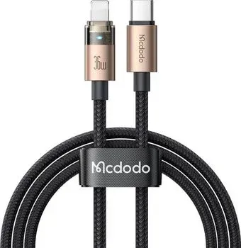 McDodo CA-6941 USB Type-C - Lighting 36W (1.2 м, золотистый)
