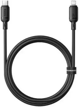 Baseus Silky Series Fast Charging Cable USB Type-C - Lightning (1 м, черный)