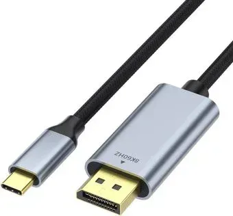 USBTOP UltraHD 8K60Hz USB3.1 Type-C - DP (2 м, черный)