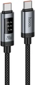 Hoco U148 USB Type-C - USB Type-C (1.2 м, черный)