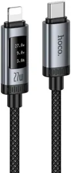 Hoco U148 USB Type-C - Lighting (1.2 м, черный)