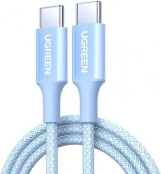 Ugreen L501 65247 USB Type-C - USB Type-C 60W (2 м, голубой)