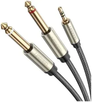 Ugreen AV126 10613 3.5 мм - 2x6.3 мм (1 м, черный)