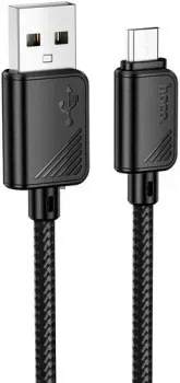 Hoco X113 USB Type-A - microUSB (1 м, черный)