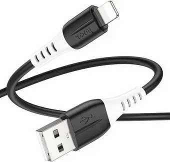 Hoco X82 USB Type-A - Lightning (1 м, черный)