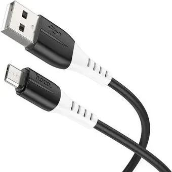 Hoco X82 USB Type-A - microUSB (1 м, черный)