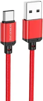 Borofone BX87 USB Type-A - USB Type-C (1 м, красный)