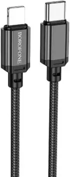 Borofone BX87 Lighting - USB Type-C (1 м, черный)