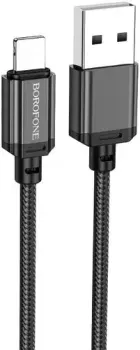 Borofone BX87 USB Type-A - Lighting (1 м, черный)