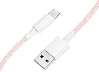 Borofone BX117 USB Type-C - USB Type-A (1 м, розовый)