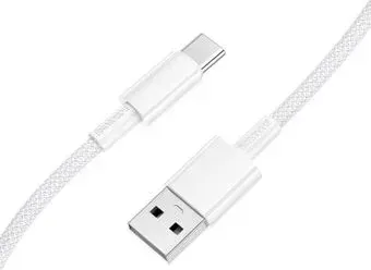 Borofone BX117 USB Type-C - USB Type-A (1 м, белый)
