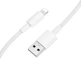 Borofone BX117 Lighting - USB Type-A (1 м, белый)