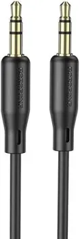 Borofone BL18 3.5 jack - 3.5 jack (1 м, черный)
