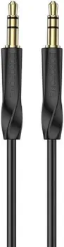 Borofone BL16 3.5 jack - 3.5 jack (1 м, черный)