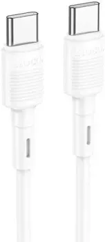 Hoco X83 USB Type-C - USB Type-C (1 м, белый)