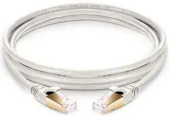 USBTOP RJ45 - RJ45 FTP CAT-7 (5 м, белый)