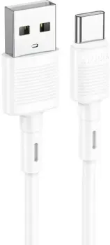 Hoco X83 USB Type-A - USB Type-C (1 м, белый)