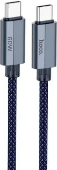 Hoco U134 USB Type-C - USB Type-C (1.2 м, темно-синий)