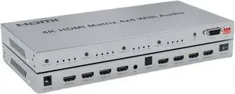 USBTOP 4K HDMI Matrix 4x4 with Audio