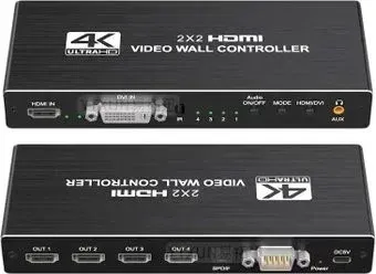 USBTOP 2x2 HDMI 4K UltraHD на 4 экрана