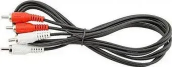 VCOM VAV7158-1.5M RCA - RCA (1.5 м, черный)