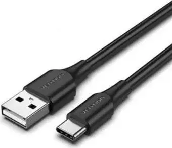 Vention CTHBH USB 2 Type-A - USB 2 Type-C (2 м, черный)