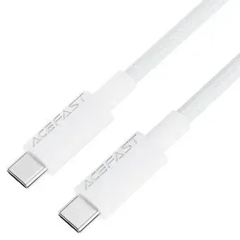 AceFast С18-03 USB Type-C - USB Type-C (1.2 м, белый)