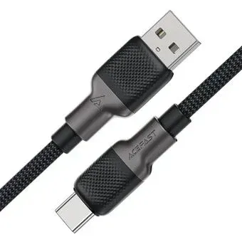 AceFast C10-04 USB Type-A - USB Type-C (1.2 м, черный)