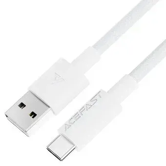 AceFast C18-04 USB Type-A - USB Type-C (1.2 м, белый)