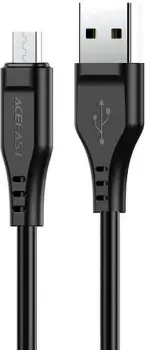 AceFast C3-09 USB Type-A - microUSB (1.2 м, черный)