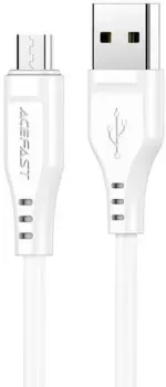 AceFast C3-09 USB Type-A - microUSB (1.2 м, белый)
