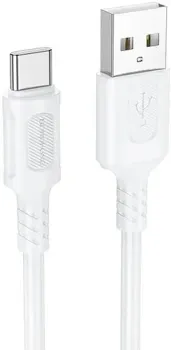Borofone BX111 USB Type-A - USB Type-C (1 м, белый)