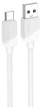 Borofone BX107 USB Type-A - USB Type-C (1 м, белый)